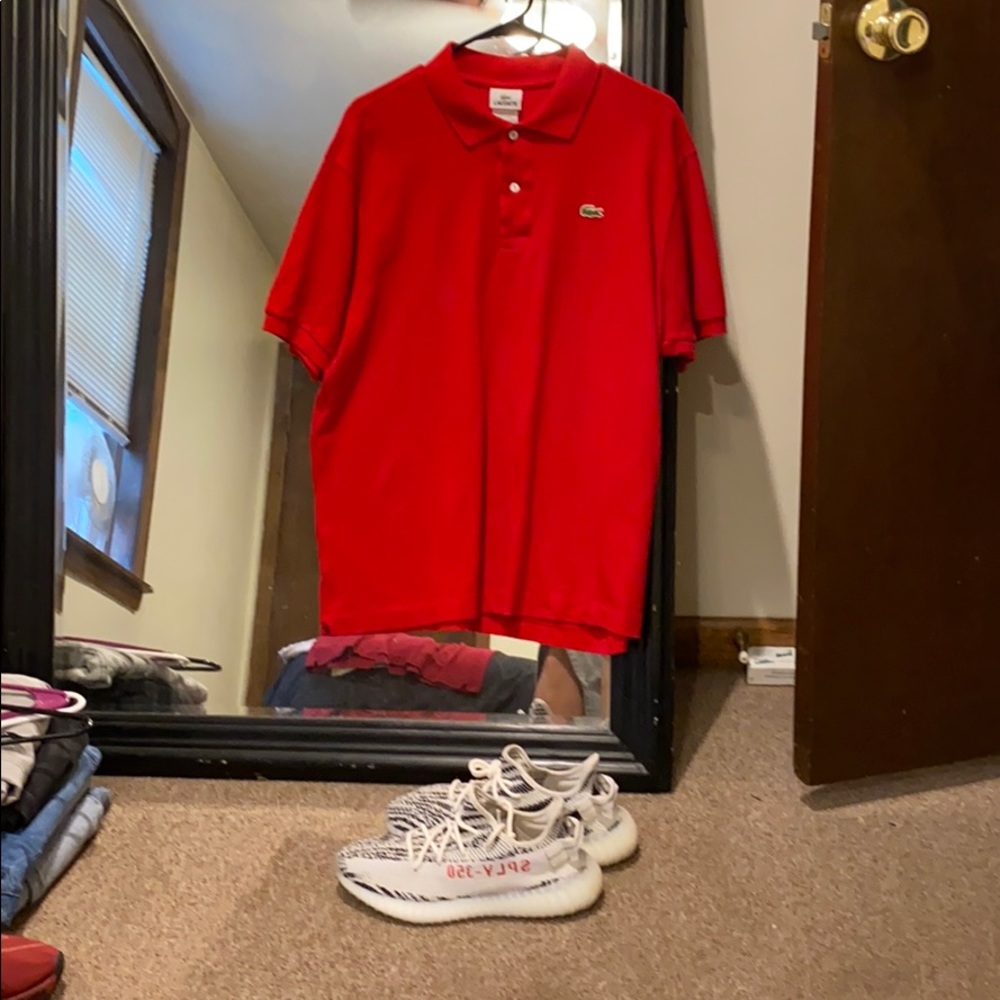 Lacoste..... red.... 9/10 only worn 5 times